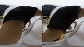 Use 3DVR180 MIXUE to flatten the dwarf's face