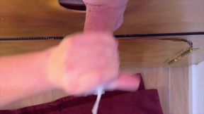 Puppy Plays with His Cock on the Gloriole Until He Cums