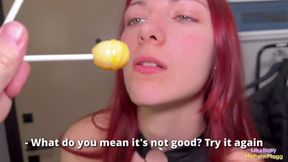 Busty Witch-Bitch Wanted Candy but Got Big Dick in Her Mouth Instead