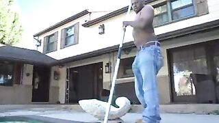 Price Yashua big black dick Clean Up By White Milf Bimbo