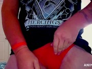 Brian Stroking It For You/ w prostate massager and cock ring