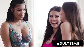 Make Me Cum to Win: Kylie, Aften & Maya's Lesbian Threesome