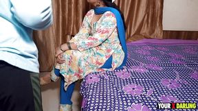 The Guy Played It Right After Showing Porn Videos to His Saggy Stepaunty.