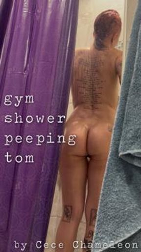 gym shower peeping tom