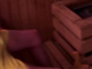 Stranger twink sucked big cock in sauna