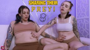 Sharing Their Vore Prey! Ft Mia Hope And Rae - 4K