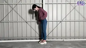 Peeking Curves That Spark a Hard Rush From a Teasing a-cup Charmer Part 3