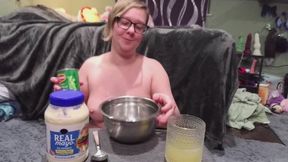 Eating Mayo and Peas