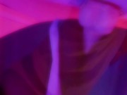 Cosplaying femboy slams ass on dildo