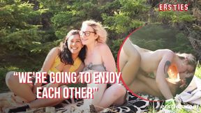 Ersties - Hanna &amp; Jin Take Things Outdoors For a Hot Lesbian Sex Session