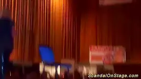 Darling gives a hot lapdance on stage