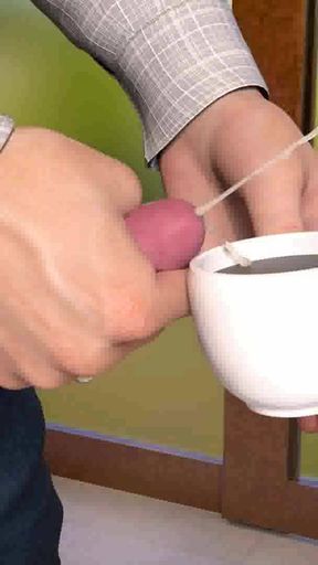 Must-share moment from &quot;Nursing Back To Pleasure: Cup Of Coffee Filled With Cum For The MILF To Drink - Ep54&quot;