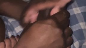 [Feet Fucking] - Brown Toe Fucking A Foot Man In Dominican Republic