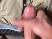 CUM SHOT ON BOXERS FOR A FAN