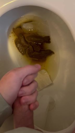 Homemade toilet play gets dirty