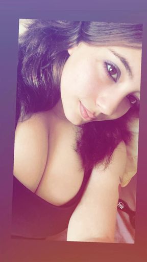 Dani teen with big tits exposes herself for a dirty POV fuck