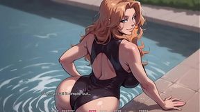 My New Girlfriend #03 - Red Head Step Sis Shows Her New Swimsuit  You can see her big ass and big tits ( Taboo Hentai Game )