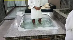 I took my wife's friend to the whirlpool