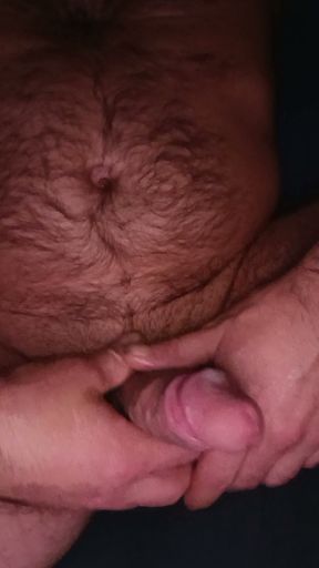 Playing with cock
