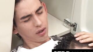 Kitchen Sex - Gay Couple Fucked Hard By Hunk With Big Dick