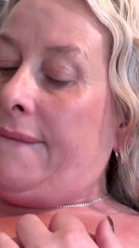 Handy Guy Fucks British Mature Blonde Vicky Anne Wet Pussy   Clip 2