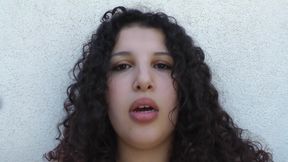 Busty Girl with Big Tits Masturbates in the Garden