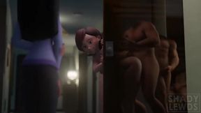 Anime cartoon characters movie hot seen