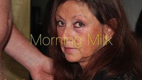 gilf candi annie loves her morning  milk  cum fix