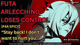 FUTA Arlecchino Loses Manage [F4A ASMR] [Pegging] [Genshin Influence] [Female dom] [Fdom]