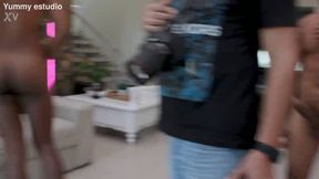 Little Chloe Behind The Scene From 5 On 2 Hardcore Orgy With Super Cute Eva Tender And Little Chloe They Get Peed On And Fucked By Big Cocks, DP, Gapes ,Pee Drink