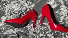 Something for the Foot and High Heels Lovers, I Show My Pumps, Feet in Stockings