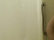 College Teen Caught Showering and Jerking Off