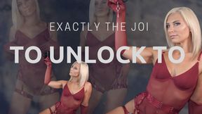 You needed to unlock to this JOI