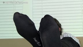 Vlad's dress socks &amp; bare feet