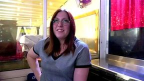 Interracial sex with Lily, a curvy girl