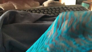 Yoga Pants Walmart Slut Let me Cum thick in her Lace Panties
