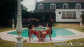 Fiery Valentinas Outdoor Xxx With Valentina Ricci And Mariska X