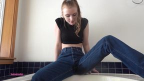 Pee and Play in Jeans