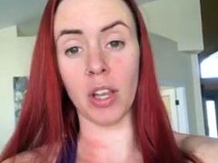 Big boobs milf masturbates with her dildo