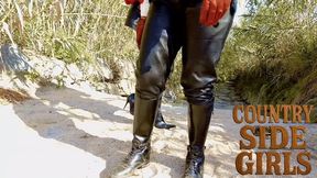 Countryside girls- Riding and pointy boots