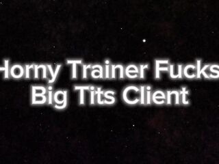 Lewd PAWG Client Screws Large Weenie Personal Coach After Workout Session
