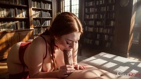 my new, curvy student lured me into the library and ordered me to fuck her.[ai]