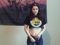 Cute blonde amateur webcam teen masturbating