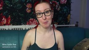 Petite emo redhead with heavy tattoos dominates and cuckolds her husband