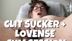 Clit Sucker with Lovense Cum Session