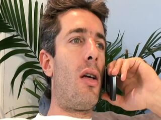 Gorgeous large titties golden-haired masturbating snatch licking butt screwing...cum in throat