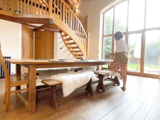 Cheating wife caught screwing the window cleaner Johnny Bravo