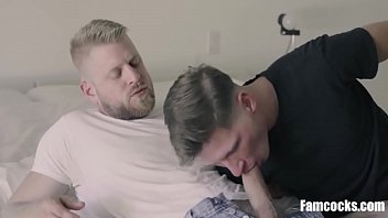 FamilyDick - Hunk Stepdad Sticks His Hard Dick In His Stepson&#039_s Juicy Mouth