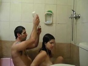 They wanted to shower for work but they ended up having sex in the shower