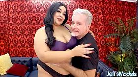 Stunning Chubby BBW Chloe Klein Makes Him Spray Her Pussy with Cum